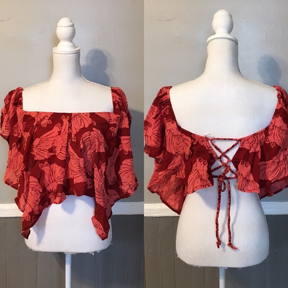 FREE PEOPLE Off The Shoulder Top - Picture 2 of 6
